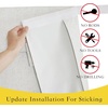 NICETOWN Grey Blackout French Door Curtain Thermal Insulated Window Cover(Ivory White)