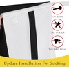 NICETOWN Grey Blackout French Door Curtain Thermal Insulated Window Cover(Jet Black)