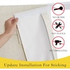 NICETOWN Grey Blackout French Door Curtain Thermal Insulated Window Cover(Natural)