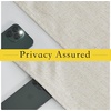 NICETOWN Grey Blackout French Door Curtain Thermal Insulated Window Cover(Natural)