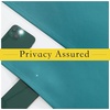 NICETOWN Grey Blackout French Door Curtain Thermal Insulated Window Cover(Peacock Teal)