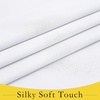 NICETOWN Grey Blackout French Door Curtain Thermal Insulated Window Cover(Pure White)
