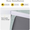 NICETOWN Grey Blackout French Door Curtain Thermal Insulated Window Cover(Seafoam Green)