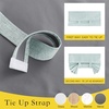 NICETOWN Grey Blackout French Door Curtain Thermal Insulated Window Cover(Seafoam Green)