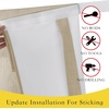 NICETOWN Grey Blackout French Door Curtain Thermal Insulated Window Cover(Taupe)
