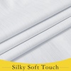 NICETOWN Grey Blackout French Door Curtain Thermal Insulated Window Cover(White)