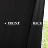 NICETOWN Grey Blackout French Door Curtain Thermal Insulated Window Cover(With Pole – Black)