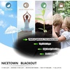 NICETOWN Soundproof Thermal Insulated Blackout Curtain Thermal Insulated Solid Grommet Room Darkening Drape for Dining Room (Single Panel, 42 inches by 84 inch, Black)