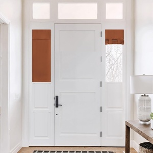 NICETOWN Grey Blackout French Door Curtain Thermal Insulated Window Cover(Burnt Orange)