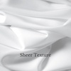 NICETOWN Non-See-Through Sheer Curtains 84 Inches Long 2 Panels Semi Sheer(Pure White)