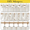 NICETOWN White Linen Curtains 84 inch Length, Tab Top Soft Semi Sheer Flax Window Treatments Privacy with Light Filtering Vertical Drapes for Bedroom/Living Room, W52 x L84, 2 Panels(Natural)