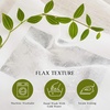 NICETOWN White Linen Curtains 84 inch Length, Tab Top Soft Semi Sheer Flax Window Treatments Privacy with Light Filtering Vertical Drapes for Bedroom/Living Room, W52 x L84, 2 Panels(Ivory-tab Top)