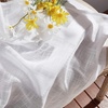 NICETOWN White Sheer Curtains for Windows 84 Inch Length, 52″ W, 2 Panels(White)