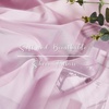 NICETOWN White Sheer Window Scarf 216 inch Extra Long 2 Panels, Soft Voile Textured Bed Canopy Scarf Curtains for Event Designs/Home Decor, 60 inches Wide,(Mauve)