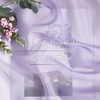 NICETOWN White Sheer Window Scarf 216 inch Extra Long 2 Panels, Soft Voile Textured Bed Canopy Scarf Curtains for Event Designs/Home Decor, 60 inches Wide,(Ombre Medium Purple)