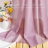 NICETOWN White Sheer Window Scarf 216 inch Extra Long 2 Panels, Soft Voile Textured Bed Canopy Scarf Curtains for Event Designs/Home Decor, 60 inches Wide,(Mauve)