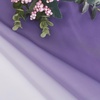 NICETOWN White Sheer Window Scarf 216 inch Extra Long 2 Panels, Soft Voile Textured Bed Canopy Scarf Curtains for Event Designs/Home Decor, 60 inches Wide,(Ombre Medium Purple)