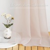 NICETOWN White Sheer Window Scarf 216 inch Extra Long 2 Panels, Soft Voile Textured Bed Canopy Scarf Curtains for Event Designs/Home Decor, 60 inches Wide,(Taupe)