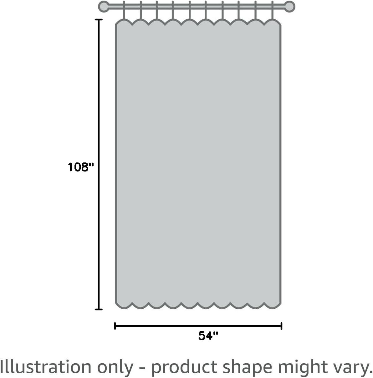 image:imageNICETOWN Bright White Sheer Long Curtains 96 Inch Long 2 Panels W54 x L96Ivory