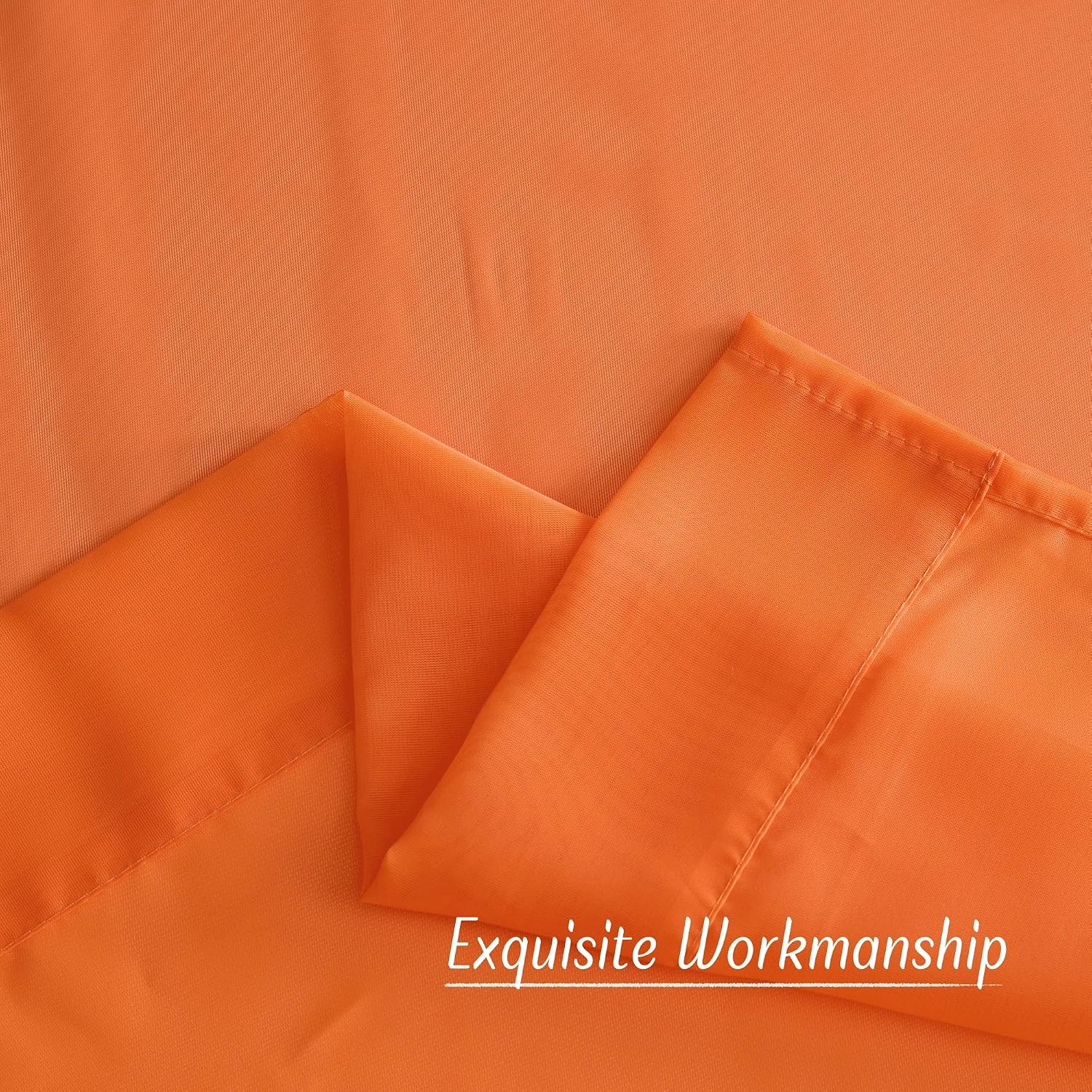 image:imageNICETOWN Bright White Sheer Long Curtains 96 Inch Long 2 Panels W54 x L96Orange