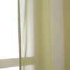 NICETOWN Bright White Sheer Long Curtains 96 Inch Long, 2 Panels, W54 x L96(Army Green)