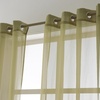 NICETOWN Bright White Sheer Long Curtains 96 Inch Long, 2 Panels, W54 x L96(Army Green)