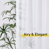 NICETOWN Bright White Sheer Long Curtains 96 Inch Long, 2 Panels, W54 x L96(Bright White)