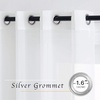 NICETOWN Bright White Sheer Long Curtains 96 Inch Long, 2 Panels, W54 x L96(Pure White)