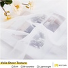 NICETOWN Bright White Sheer Long Curtains 96 Inch Long, 2 Panels, W54 x L96(Soft White)