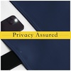 NICETOWN Classroom Door Curtain for Window, French Door Shade for Privacy(Navy)