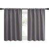 NICETOWN Grey Blackout Curtains for Bedroom 42″ Wide x 36″ Long 2 Panels