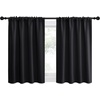 NICETOWN Short Kitchen Window Blackout Curtains Over Sink 36 inch 2 Panels
