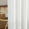 NICETOWN Rod Pocket & Back Tab Thick Flax Semi Sheer Linen Curtains, Privacy with Light Filtering Panels for Home Decor, Angora, W55 x L95, 2 Panels(Ivory)