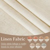 NICETOWN Thick Linen Valances for Kithcen/Living Room, Farmhouse Style Kitchen Window Tiers Shades Linen Textured Rod Pocket Curtains Topper, 2 Panels, 55″ Wide x 18″ Long, Taupe(Grey)