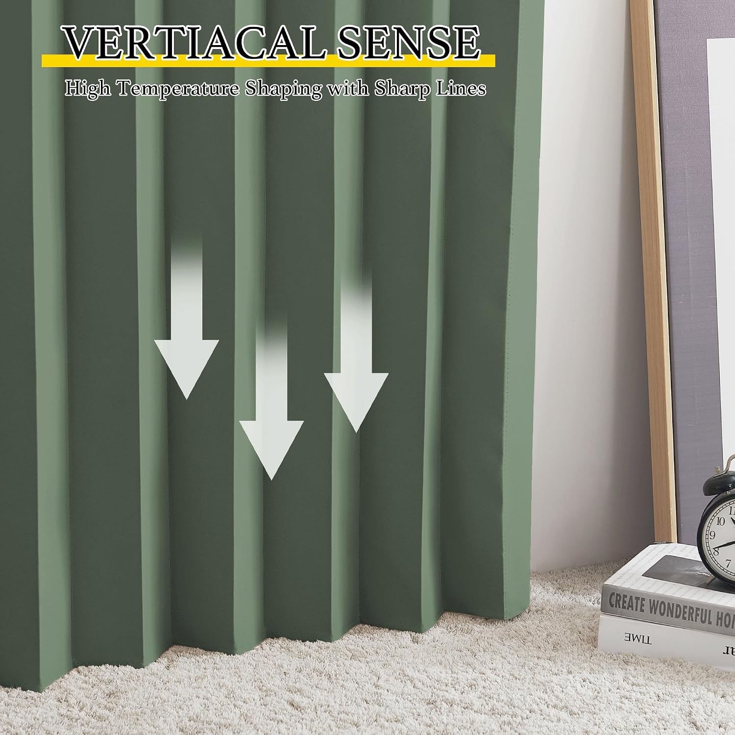 image:imageNICETOWN Linen Curtains for Bedroom Living Room Sheer Door Curtains amp Drapes 80 inches Length for Doorway Farmhouse Country Accordion Style Curtain for Sliding Glass Door 38 Wide Angora 1 PanelDark Mallard