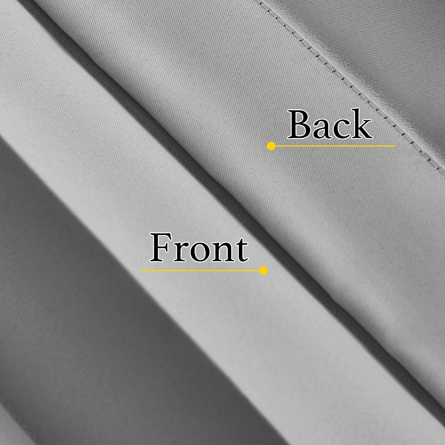 image:imageNICETOWN Linen Curtains for Bedroom Living Room Sheer Door Curtains amp Drapes 80 inches Length for Doorway Farmhouse Country Accordion Style Curtain for Sliding Glass Door 38 Wide Angora 1 PanelSilver Grey