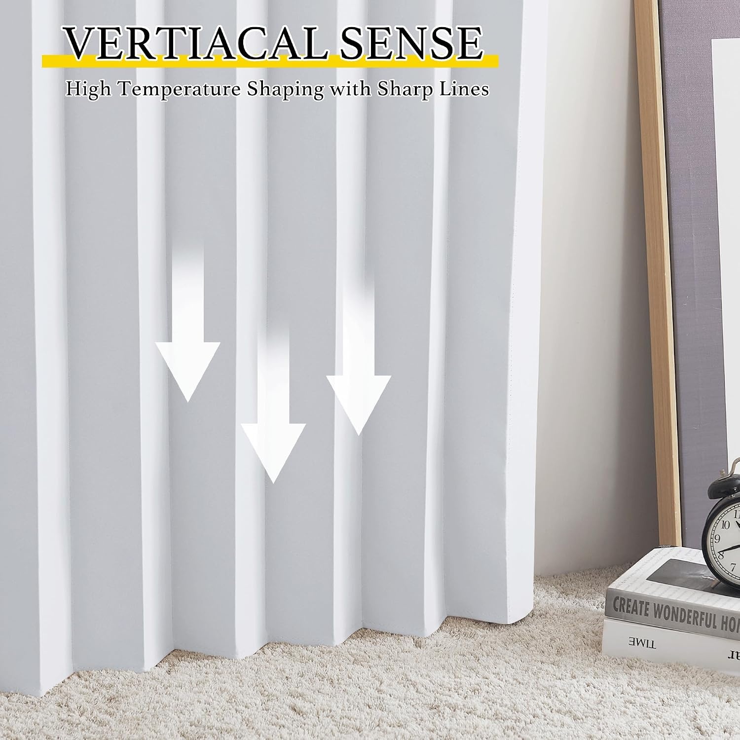 image:imageNICETOWN Linen Curtains for Bedroom Living Room Sheer Door Curtains amp Drapes 80 inches Length for Doorway Farmhouse Country Accordion Style Curtain for Sliding Glass Door 38 Wide Angora 1 PanelGreyish White