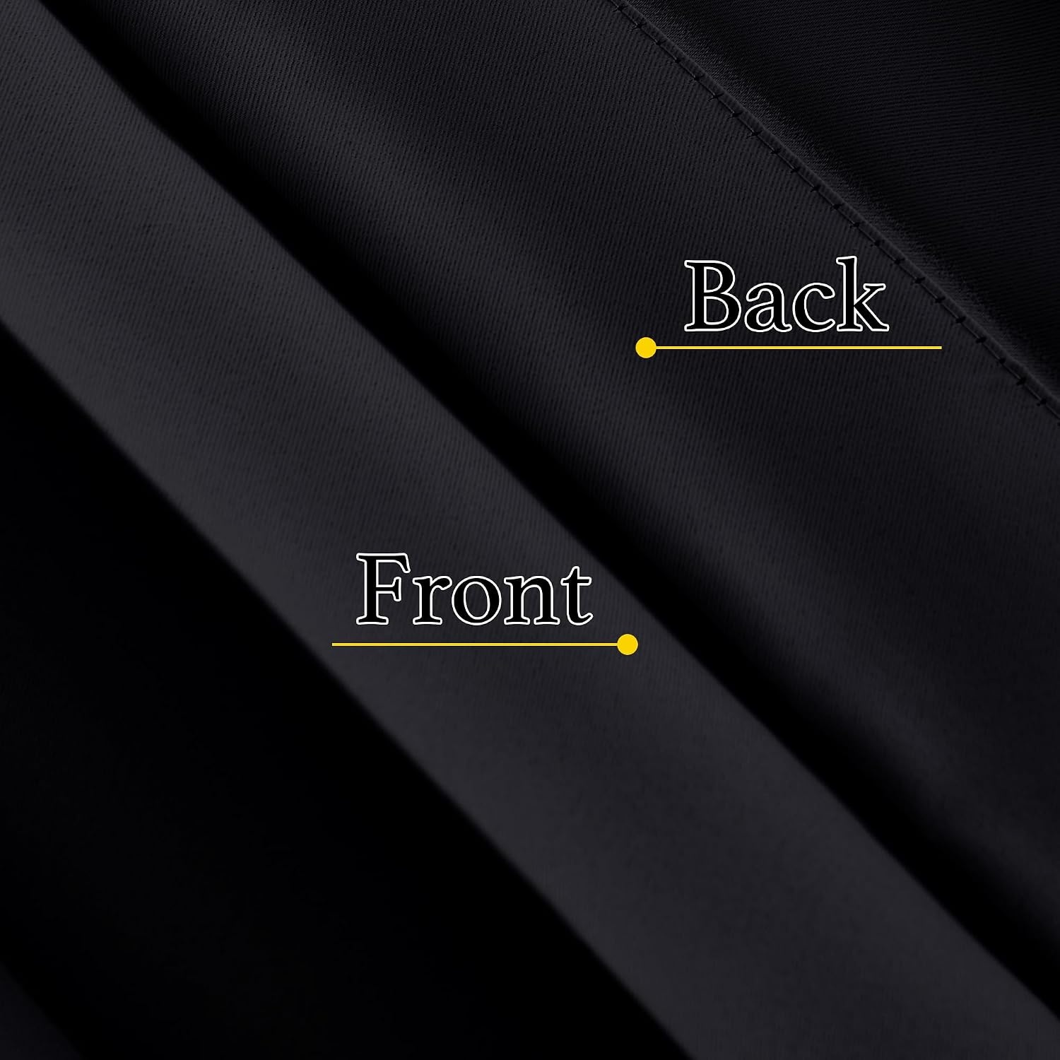 image:imageNICETOWN Linen Curtains for Bedroom Living Room Sheer Door Curtains amp Drapes 80 inches Length for Doorway Farmhouse Country Accordion Style Curtain for Sliding Glass Door 38 Wide Angora 1 PanelBlack