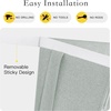 NICETOWN Black 100% Blackout French Linen Door Curtains for Window(Sage Green)