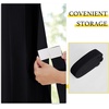 NICETOWN Linen Curtains for Bedroom Living Room, Sheer Door Curtains & Drapes 80 inches Length for Doorway Farmhouse Country Accordion Style Curtain for Sliding Glass Door, 38″ Wide, Angora, 1 Panel(Black)