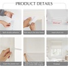 NICETOWN Linen Farmhouse French Door Curtain No Drill Blinds for Windows, Ivory Solid Cordless Blinds for Farmhouse Door Window Covering with Light Filgtering, W24 x L48, 1Pc(Ivory)