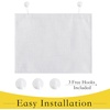NICETOWN Room Darkening Faux Linen Small Window Curtains for Bathroom, Energy Saving French Door Curtains for Home Office Living Room Kitchen French Door, 24W x 18L Inch, Greyish White, 1 Panel(Greyish White)