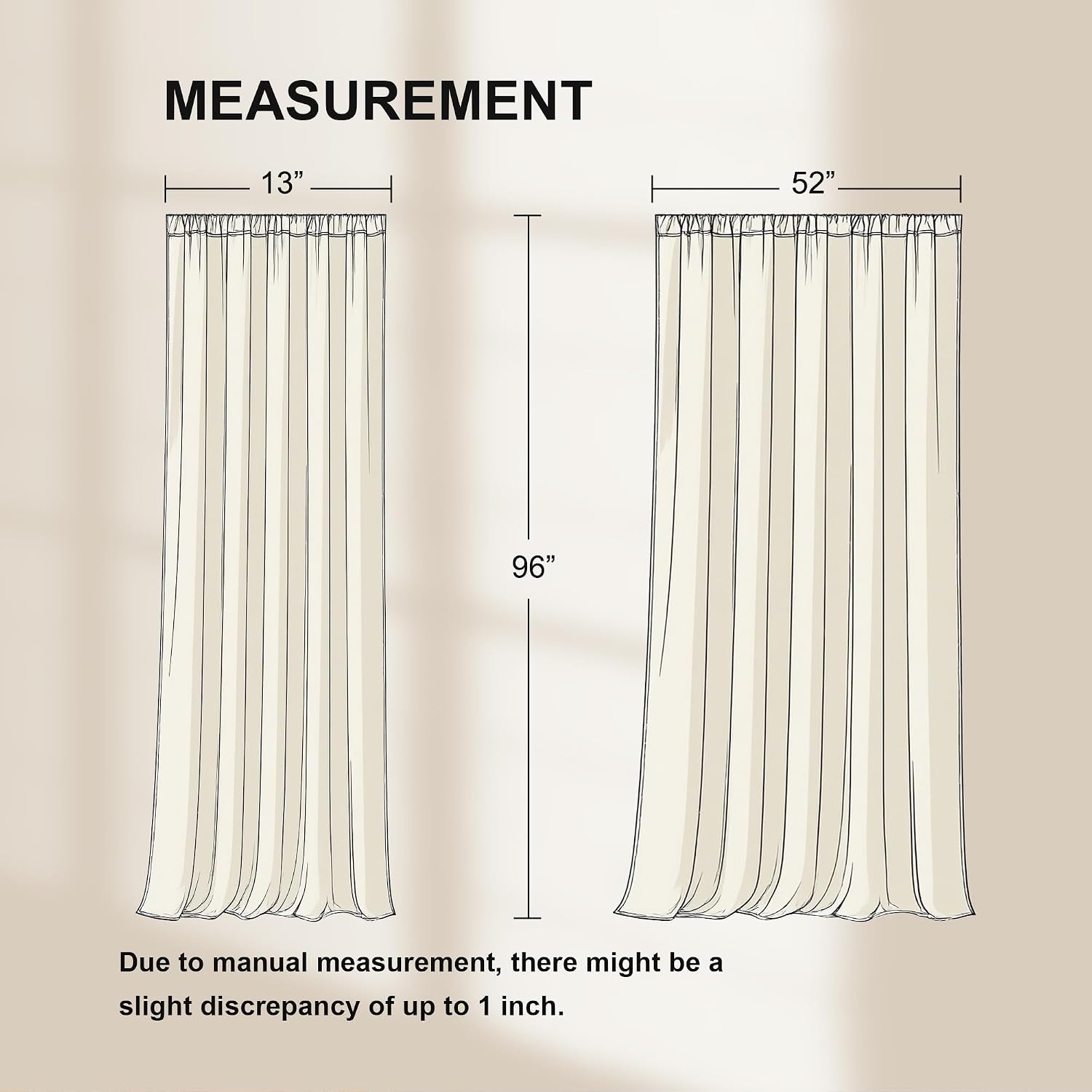 image:imageNICETOWN 100 Blackout Sage Green Curtains for Nursery Rod Pocket Thermal Drapes Room Darkening Window Treatment for Kids Room W52 x L54 2 PanelsGreyish White