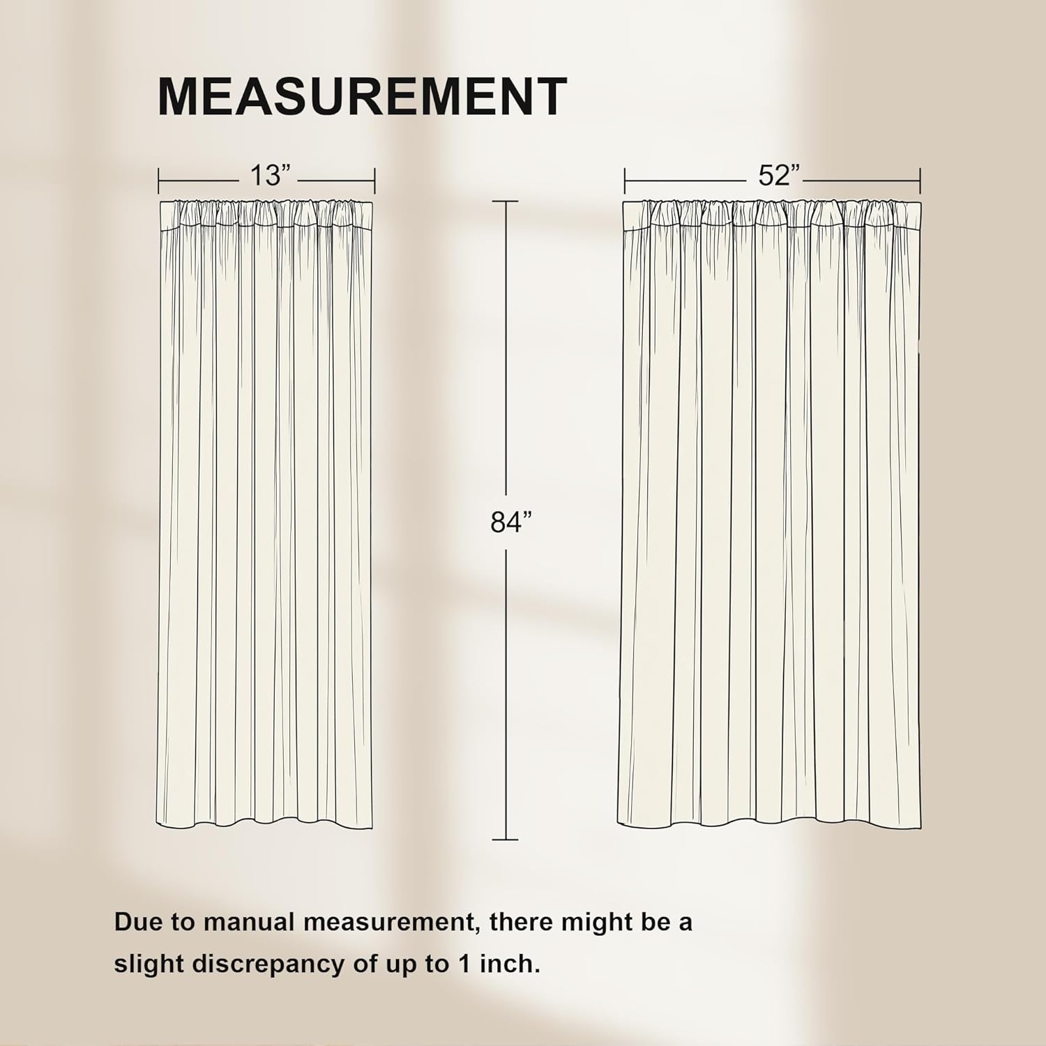 image:imageNICETOWN 100 Blackout Sage Green Curtains for Nursery Rod Pocket Thermal Drapes Room Darkening Window Treatment for Kids Room W52 x L54 2 PanelsStone Blue