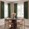 NICETOWN 100% Blackout Sage Green Curtains for Nursery, Rod Pocket Thermal Drapes Room Darkening Window Treatment for Kids Room, W52 x L54, 2 Panels(Greyish Green)
