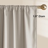 NICETOWN 100% Blackout Sage Green Curtains for Nursery, Rod Pocket Thermal Drapes Room Darkening Window Treatment for Kids Room, W52 x L54, 2 Panels(Natural)