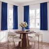 NICETOWN 100% Blackout Sage Green Curtains for Nursery, Rod Pocket Thermal Drapes Room Darkening Window Treatment for Kids Room, W52 x L54, 2 Panels(Royal Blue)