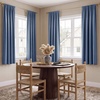 NICETOWN 100% Blackout Sage Green Curtains for Nursery, Rod Pocket Thermal Drapes Room Darkening Window Treatment for Kids Room, W52 x L54, 2 Panels(Stone Blue)
