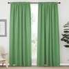 NICETOWN Blackout Curtain Panels Window Draperies – (Forest Green Color) 70×84 inch, 2 Pieces, Insulating Room Darkening Blackout Drapes for Bedroom
