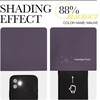 NICETOWN Blackout Curtain Panels for Living Room – (Greyish Purple Color) 42×36 inch, 2 Panels Set, Room Darkening Blackout Drapes for Window